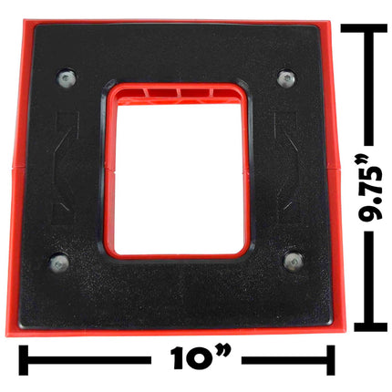 Matrix Concepts M64 Elite Stand - Red | Lightweight Polycarbonate Composite Motocross Dirt Bike Lift | 10 lb Ultra-Light Design | Anti-Flex Support, Extra-Wide Feet & Customizable Panels