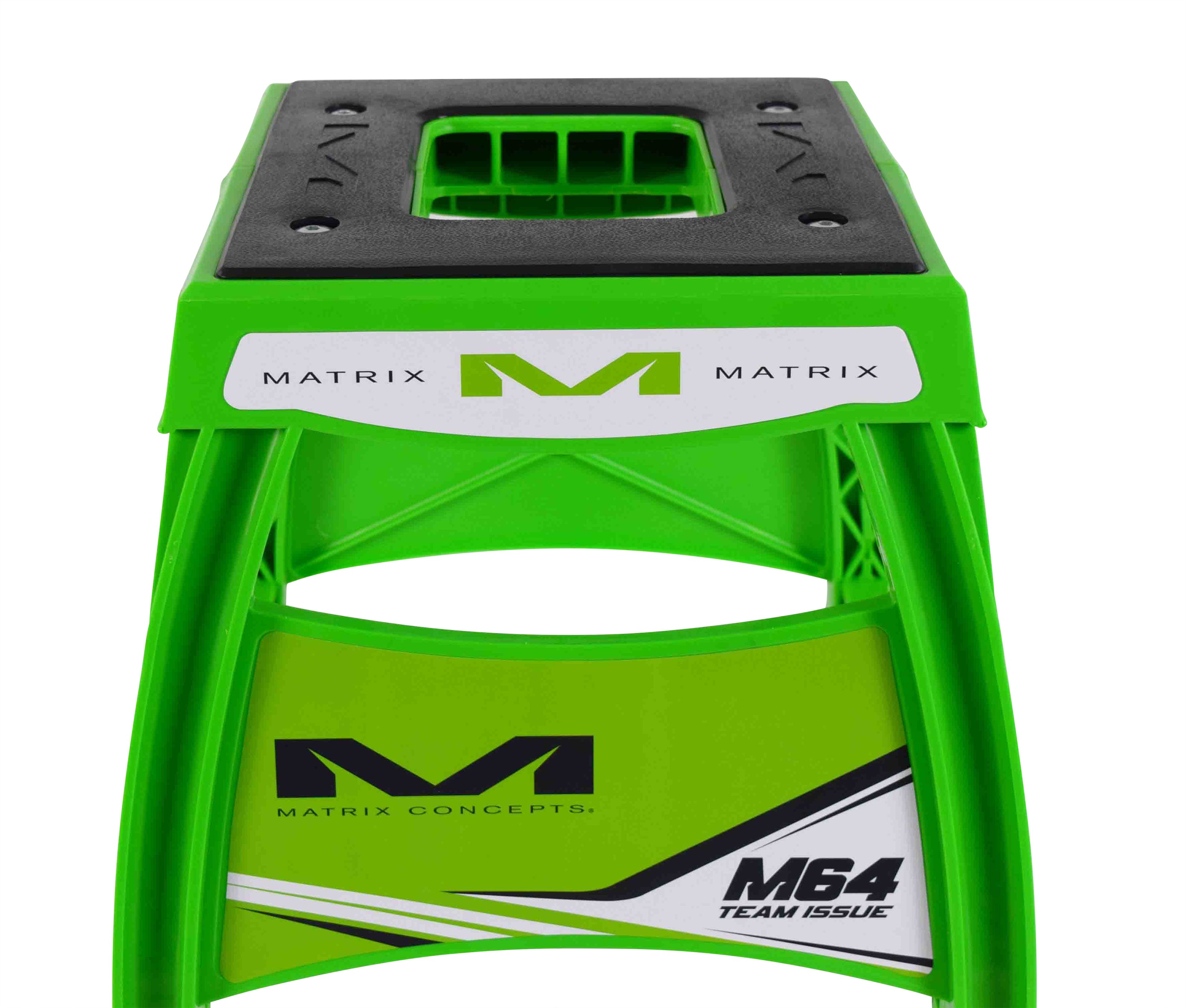 Matrix Concepts M64 Elite Stand w/ Anti-Flex Support for Dirt Bikes (Green)