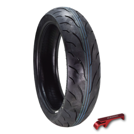 Kenda KM1 150/60R17 Sport Touring Motorcycle Tire 66H w/ Keychain (150/60-17)