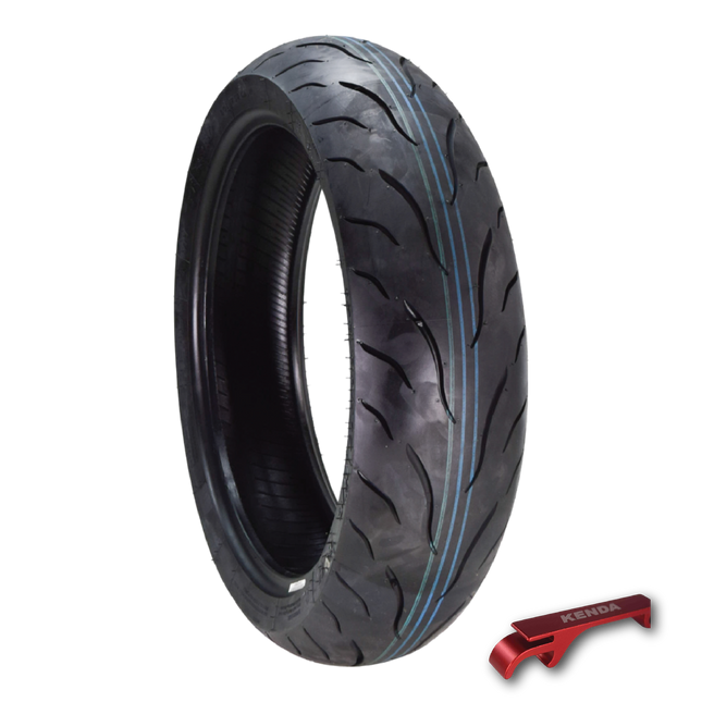 Kenda KM1 150/60R17 Sport Touring Motorcycle Tire 66H w/ Keychain (150/60-17)