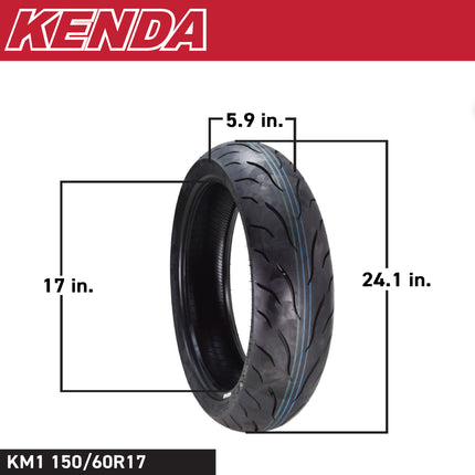 110/70-17 KM1 150/60-17 KM1 w/ Key Chain
