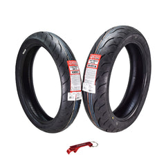 Kenda KM1 Sport Touring Front and Rear Motorcycle Tires 110/70ZR17and 140/70ZR17