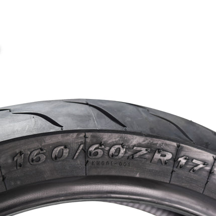 Kenda KM1 (KM001) 160/60ZR17 Rear Tire for Sport Touring Motorcycle 69W - Radial Tire with High-Speed Stability & Excellent Wet Grip w/ Keychain (160/60-17)