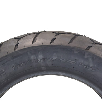 Pirelli Night Dragon 180/70B15 M/C 76H TL Cruiser Motorcycle Rear Tire - Superior Traction & Handling for High-Performance Cruisers w/ Keychain
