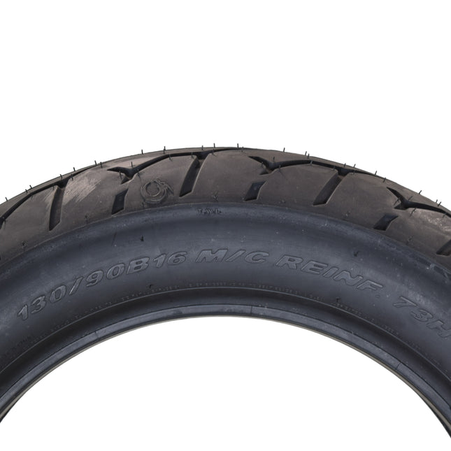 Pirelli Night Dragon Tire Set: 130/80B17 M/C 65H TL Front & 130/90B16 M/C 73H REINFTL Rear Cruiser Motorcycle Tires - Superior Traction & Handling for High-Performance Cruisers with Keychain