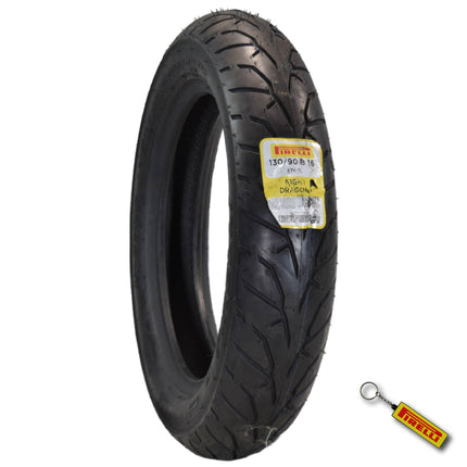 Pirelli Night Dragon 130/90B16 M/C 73H REINFTL Cruiser Motorcycle Front Tire - Superior Traction & Handling for High-Performance Cruisers w/ Keychain