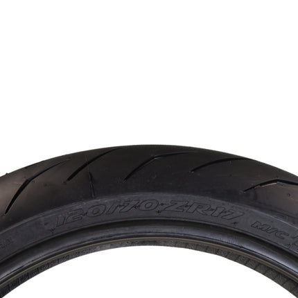 Pirelli Diablo Rosso III 120/70ZR17 58W Rear Motorcycle Tire - High Performance, Durable, & Reliable Tire for Sport/Street Bikes with Keychain