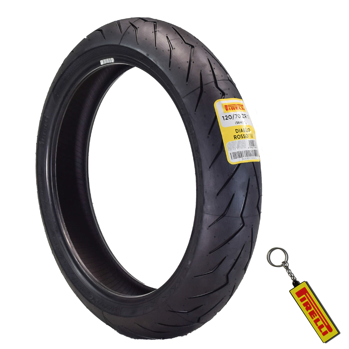 Pirelli Diablo Rosso III 120/70ZR17F D Front Motorcycle Tire Rosso