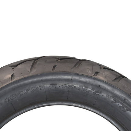 Pirelli Night Dragon Tire Set: 130/60B19 M/C 61H TL Front & 180/70R16 M/C 77H TL Rear Cruiser Motorcycle Tires - Superior Traction & Handling for High-Performance Cruisers with Keychain