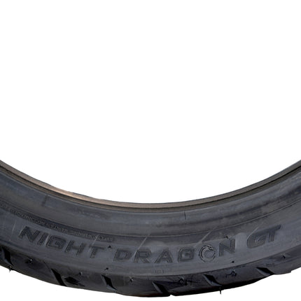 Pirelli Night Dragon Tire Set: 130/60B19 M/C 61H TL Front & 180/55B18 M/C 80H REINFTL Rear Cruiser Motorcycle Tires - Superior Traction & Handling for High-Performance Cruisers with Keychain
