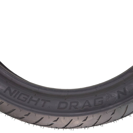Pirelli Night Dragon 100/90-19 M/C 57H TL Cruiser Motorcycle Front Tire - Superior Traction and Handling for High-Performance Cruisers with Keychain