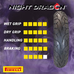 Pirelli Night Dragon 2211000 110/90-19 M/CTL 62H Front Motorcycle Cruiser Tire