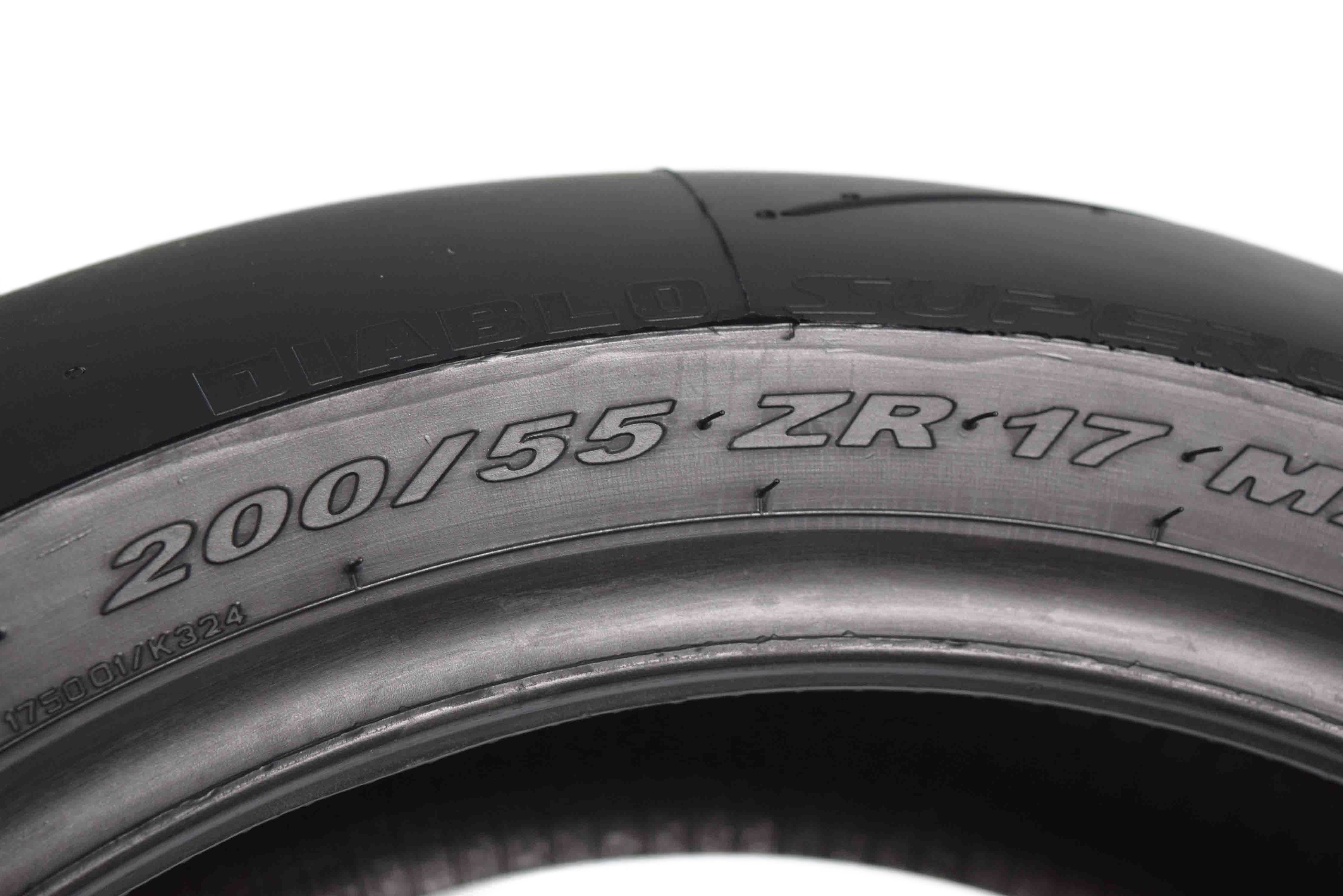Pirelli Tire 200/55ZR17 SUPER CORSA V2 Radial Motorcycle Rear Tire 200/55-17