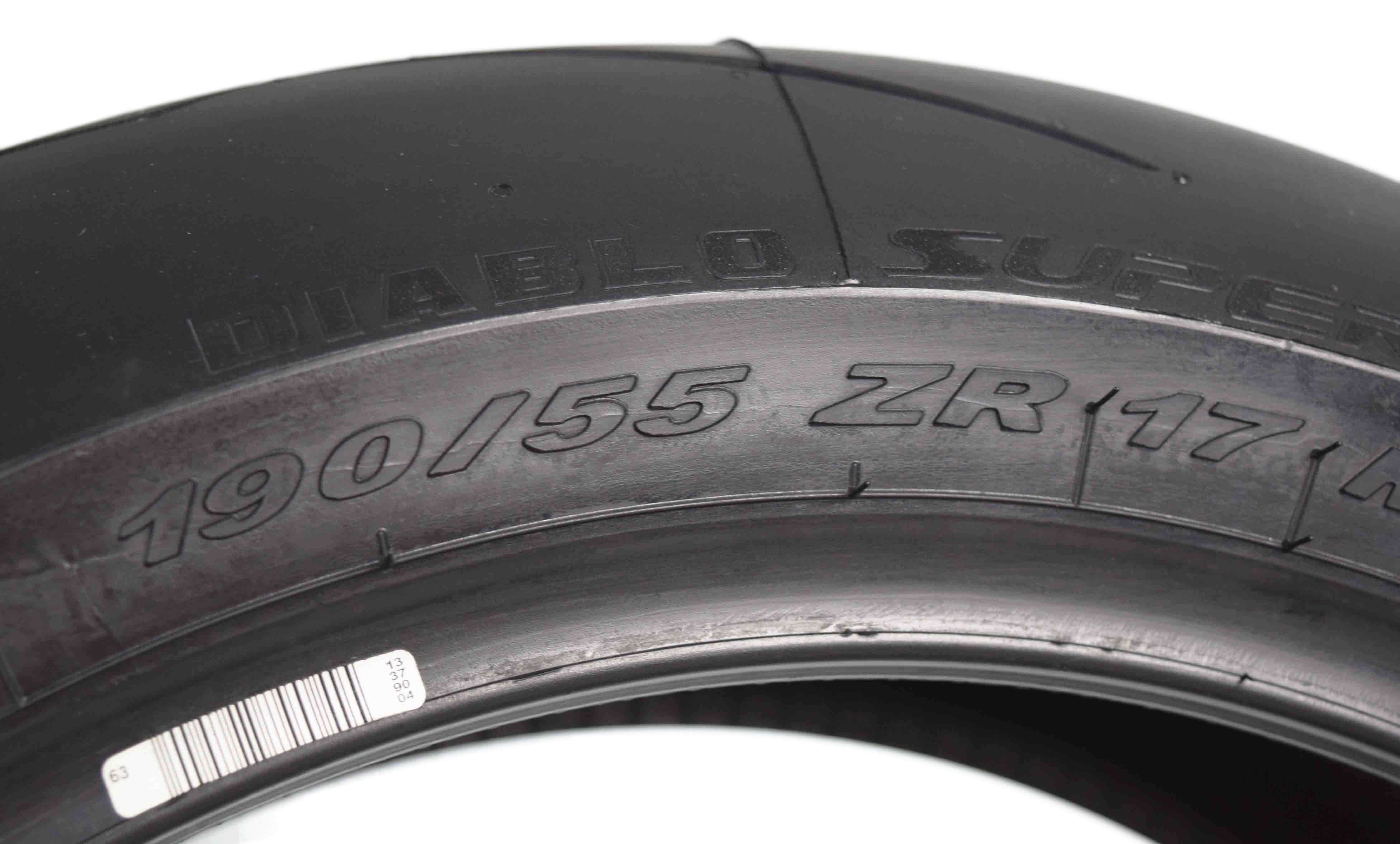 Pirelli Tire 190/55ZR17 SUPER CORSA V2 Radial Motorcycle Rear Tire 190/55-17