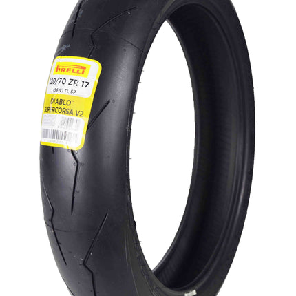 PIRELLI TIRES Front 120/70ZR17 Rear 190/55ZR17 SUPER CORSA V2 Motorcycle Tires