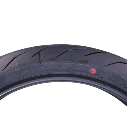 Pirelli Diablo Rosso III 120/60ZR17 Front & 190/50ZR17 Rear Motorcycle Tire Set - High Performance, Durable, & Reliable Tire for Sport/Street Bikes with Keychain