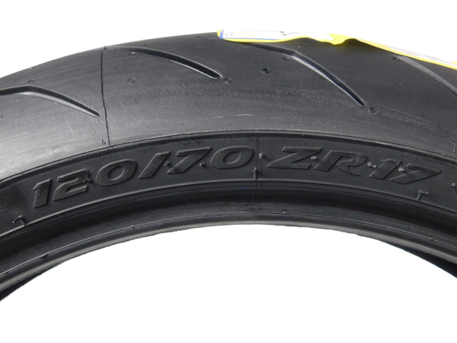 Pirelli Diablo Rosso III 120/70ZR17 190/50ZR17 Front & Rear Motorcycle Tire Set