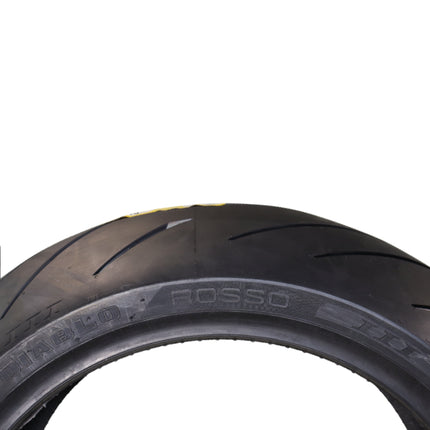 Pirelli Diablo Rosso III 180/55ZR17 73W Rear Motorcycle Tire - High Performance, Durable, & Reliable Tire for Sport/Street Bikes with Keychain