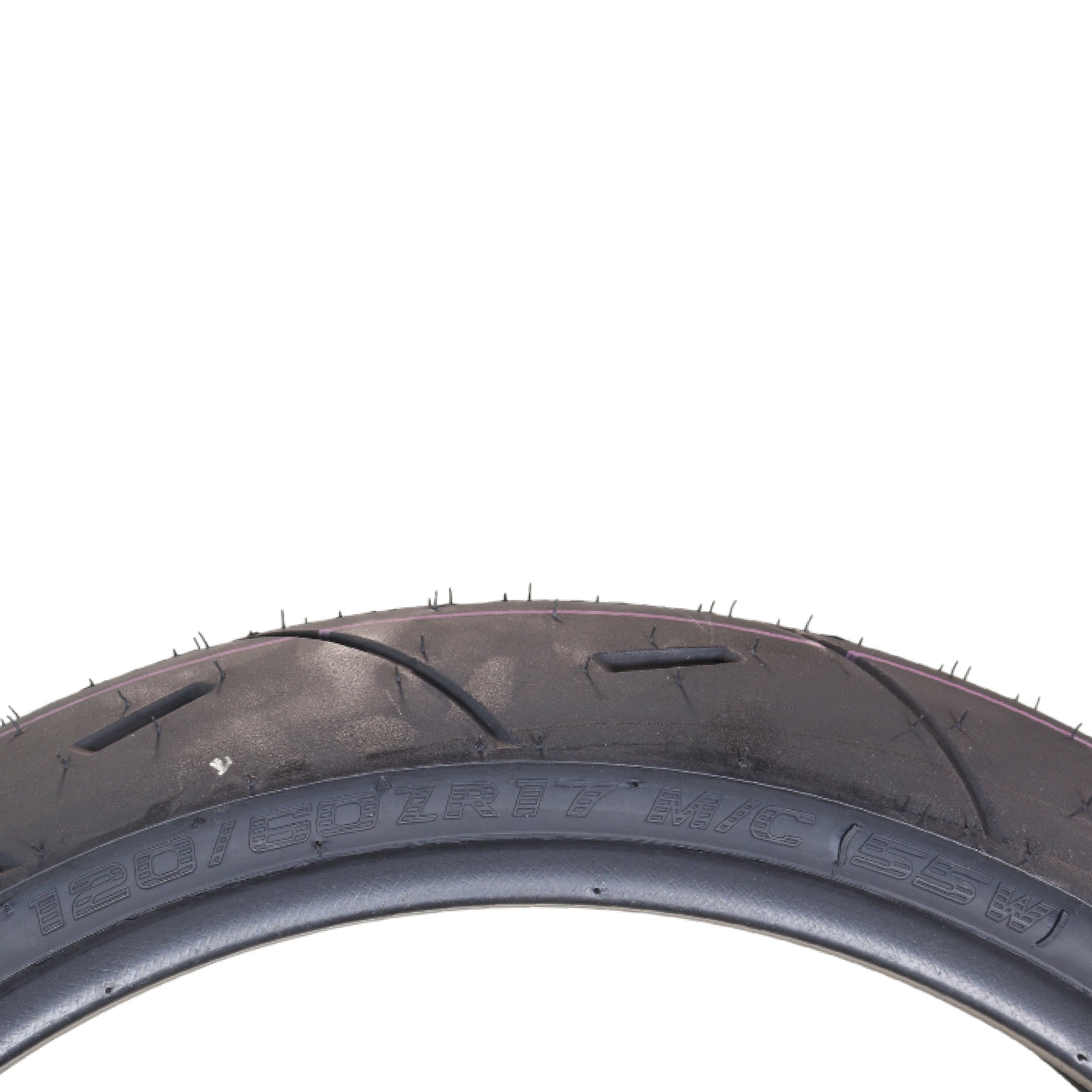 Full Bore M1 120/60ZR17 Front Motorcycle Tire, High-Performance Radial, Superior Grip & Handling for Street Bikes, 120/60-17, USA Family Owned