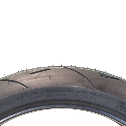 Full Bore M1 120/70ZR17 Front & 180/55ZR17 Rear Motorcycle Tires, High-Performance Radial, Superior Grip & Handling for Street & Track, 120/70-17, 180/55-17, USA Family Owned