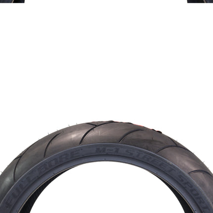 Full Bore M1 120/70ZR17 Front & 180/55ZR17 Rear Motorcycle Tires, High-Performance Radial, Superior Grip & Handling for Street & Track, 120/70-17, 180/55-17, USA Family Owned