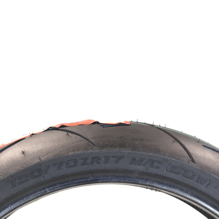 Full Bore M1 120/70ZR17 Front & 190/50ZR17 Rear Motorcycle Tires, High-Performance Radial, Superior Grip & Handling for Street & Track, 120/70-17, 190/50-17, USA Family Owned