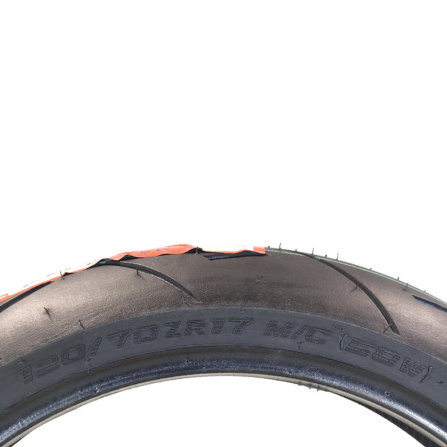 Full Bore M1 120/70ZR17 Front & 190/50ZR17 Rear Motorcycle Tires, High-Performance Radial, Superior Grip & Handling for Street & Track, 120/70-17, 190/50-17, USA Family Owned