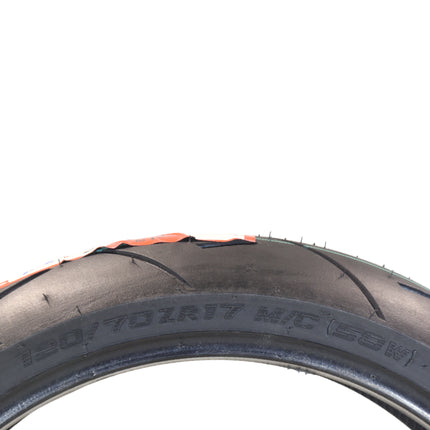 Full Bore M1 120/70ZR17 Front & 190/55ZR17 Rear Motorcycle Tires, High-Performance Radial, Superior Grip & Handling for Street & Track, 120/70-17, 190/55-17, USA Family Owned