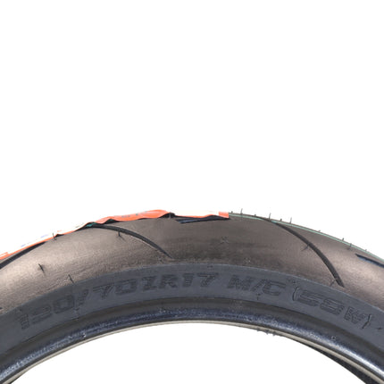 Full Bore M1 120/70ZR17 Front & 200/50ZR17 Rear Motorcycle Tires, High-Performance Radial, Superior Grip & Handling for Street & Track, 120/70-17, 200/50-17, USA Family Owned