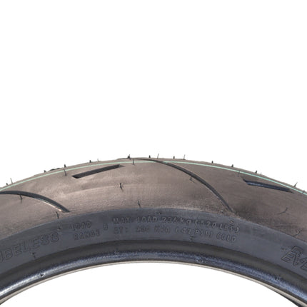 Full Bore M1 120/70ZR17 Front Motorcycle Tire, High-Performance Radial, Superior Grip & Handling for Street Bikes, 120/70-17, USA Family Owned