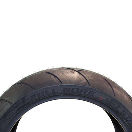 Full Bore M1 120/60ZR17 Front & 190/55ZR17 Rear Motorcycle Tires, High-Performance Radial, Superior Grip & Handling for Street & Track, 120/60-17, 190/55-17, USA Family Owned