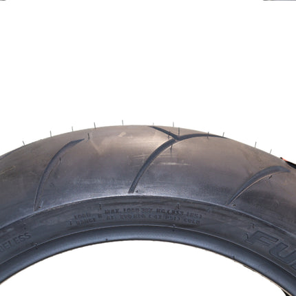 Full Bore M1 190/55ZR17 Rear Motorcycle Tire, High-Performance Radial, Superior Grip & Handling for Street Bikes, 190/55-17, USA Family Owned