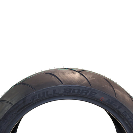Full Bore M1 190/55ZR17 Rear Motorcycle Tire, High-Performance Radial, Superior Grip & Handling for Street Bikes, 190/55-17, USA Family Owned