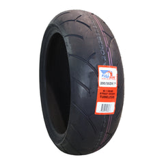 Full Bore M1 200/50ZR17 Rear Motorcycle Tire, High-Performance Radial, Superior Grip & Handling for Street Bikes, 200/50-17, USA Family Owned