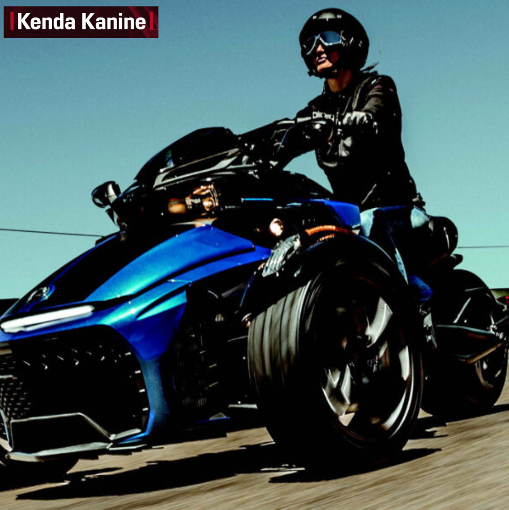 Kenda Kanine KR20 Front Tire 165/55R-15 for Three-Wheeled Motorcycles, smooth handling, low noise, and excellent traction,   (165-55R 15) with Kenda Keychain