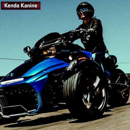 Kenda Kanine KR20 Front Tire 165/55R-15 for Three-Wheeled Motorcycles, smooth handling, low noise, and excellent traction,   (165-55R 15) with Kenda Keychain