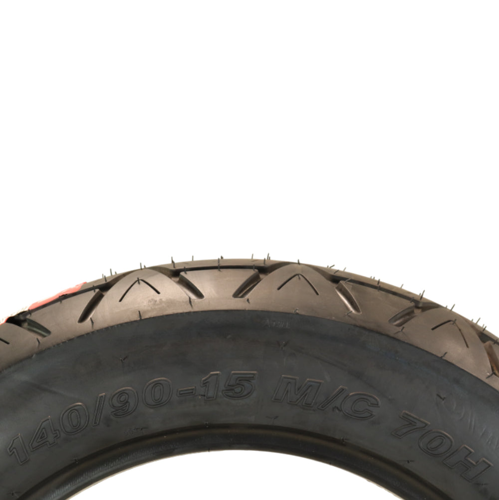 Kenda Kruz K673 140/90-15 70H, Rear Motorcycle Street Tire-Bias/Belted, H-Rated for Speeds Up to 130 MPH, All-Weather Cruiser, High Load Capacity & Long-Lasting Tread,(140-90-15 70H) w/Kenda Keychain
