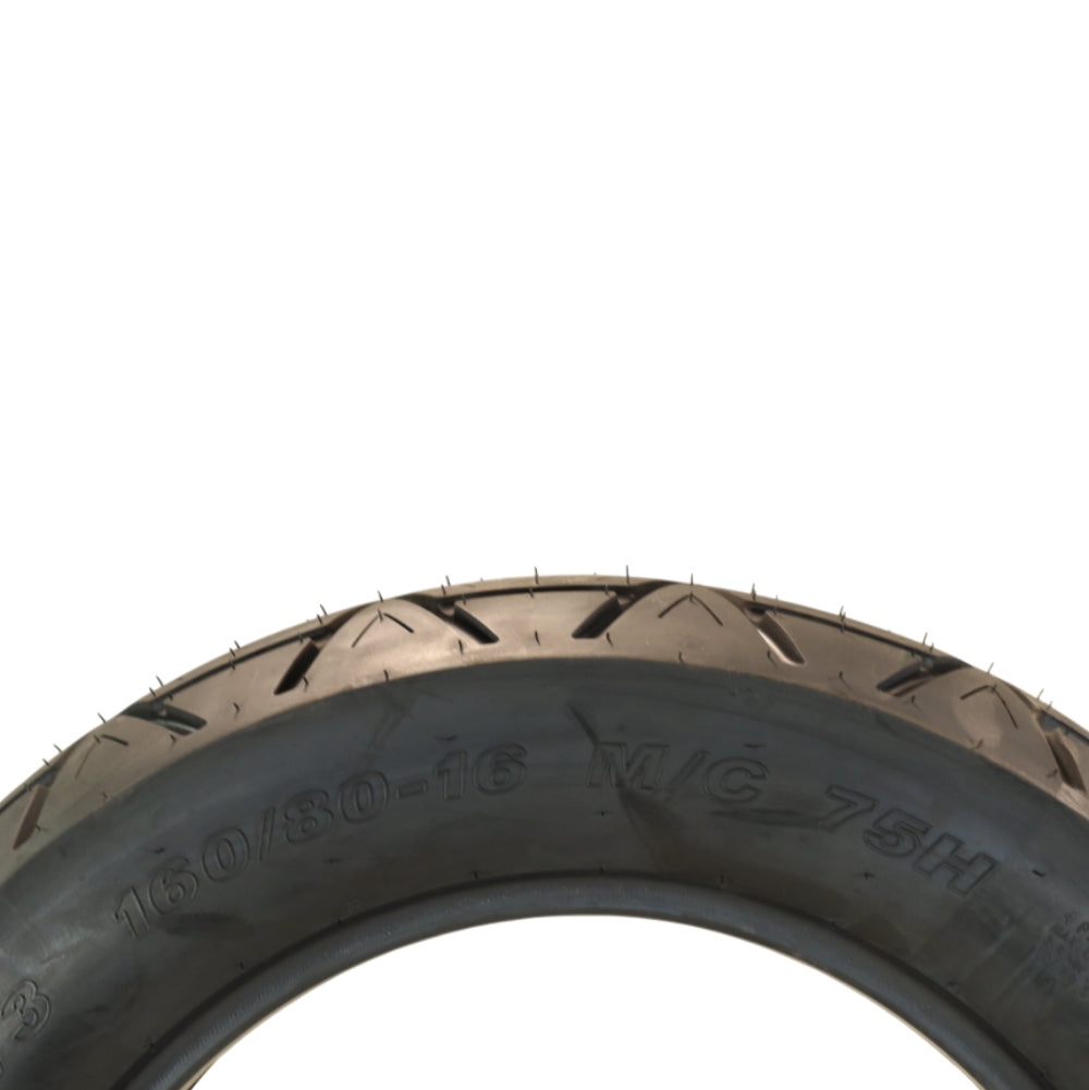 Kenda Kruz K673  160/80-16 75H Motorcycle Rear Street Tire - for Larger Cruisers and Touring Bikes (160- 80 16 75H) with Kenda Keychain