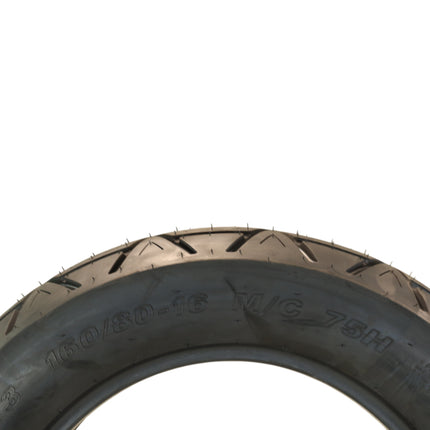 Kenda Kruz K673  160/80-16 75H Motorcycle Rear Street Tire - for Larger Cruisers and Touring Bikes (160- 80 16 75H) with Kenda Keychain