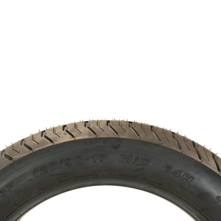 Kenda Kruz  K673  120/90-17 (64H) Front Motorcycle Tire  - Bias Ply, Tubeless, DOT Approved, High-Mileage Cruiser Tire with Excellent Wet Grip and Stability, (120-90-17 64H)  Includes Kenda Keychain