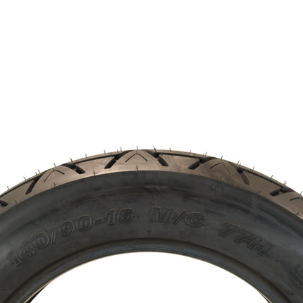 Kenda Kruz K673 Front (120/90-18 71H) & Rear (140/90-16 77H) Motorcycle Tire Pair - Cruiser Street Tires-High-Mileage Cruiser Tire with Excellent Wet Grip and Stability, Includes Kenda Keychain