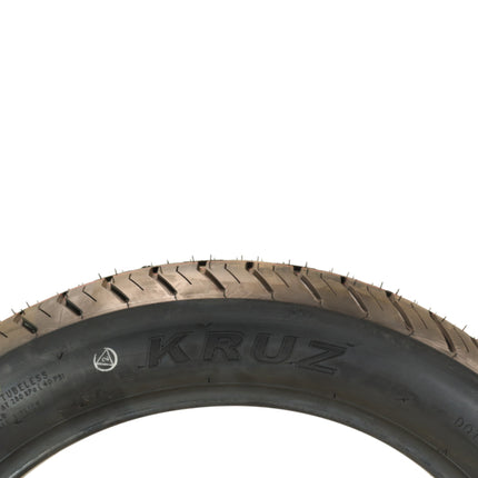 Kenda Kruz K673 120/90-18 (71H) Front Motorcycle Tire - Bias Ply, Tubeless, DOT Approved, High-Mileage Cruiser Tire with Excellent Wet Grip and Stability, (120/90-18 71H) Includes Kenda Keychain