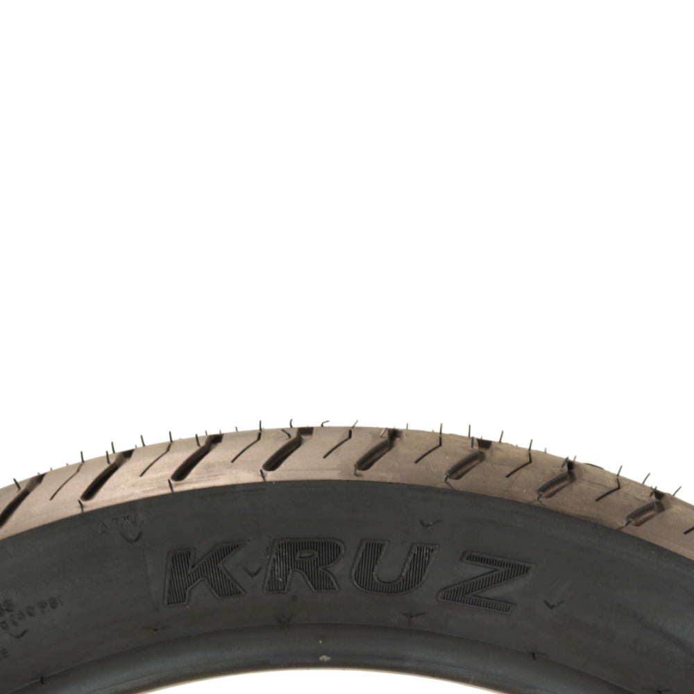 Kenda Kruz K673 110/90-19 (62H) Front Motorcycle Tire  - Bias Ply, Tubeless, DOT Approved, High-Mileage Cruiser Tire with Excellent Wet Grip and Stability, (110-9019 62H) Includes Kenda Keychain