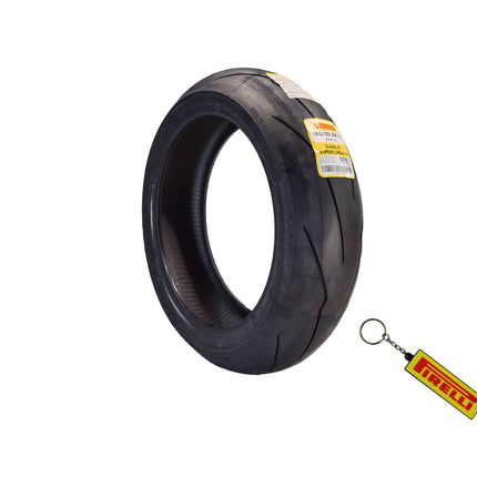Pirelli Diablo SUPERCORSA V3 180/55ZR17 (73 W) Rear Motorcycle Street Racing Tire - High Performance, Durable, & Reliable Tire for Street Racing Bikes w/ Keychain