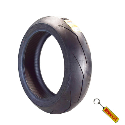 Pirelli Diablo SUPERCORSA V3 Rear Motorcycle Street Racing Tire 190/55ZR17 (75 W) - High Performance, Durable, & Reliable Tire for Street Racing Bikes w/ Keychain