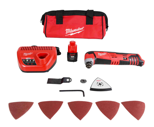 Milwaukee 2426-21 M12 12V Cordless Lithium-Ion Oscillating Multi-Tool Kit