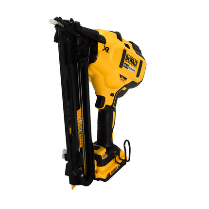 DEWALT DCN650D1 20V MAX XR 15 GA Cordless Angled Finish Nailer Kit