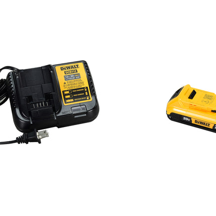 DEWALT DCN650D1 20V MAX XR 15 GA Cordless Angled Finish Nailer Kit