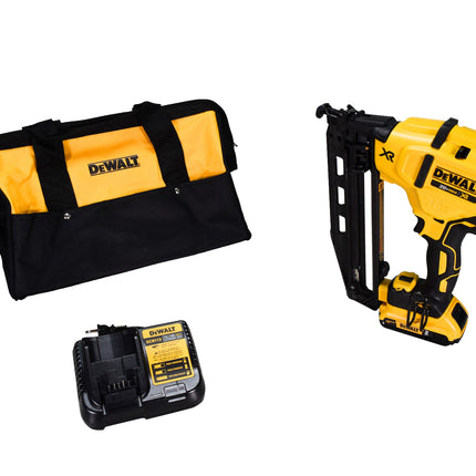 DeWalt DCN660D1 20V MAX 16-Gauge Cordless Angled Finish Nailer Kit