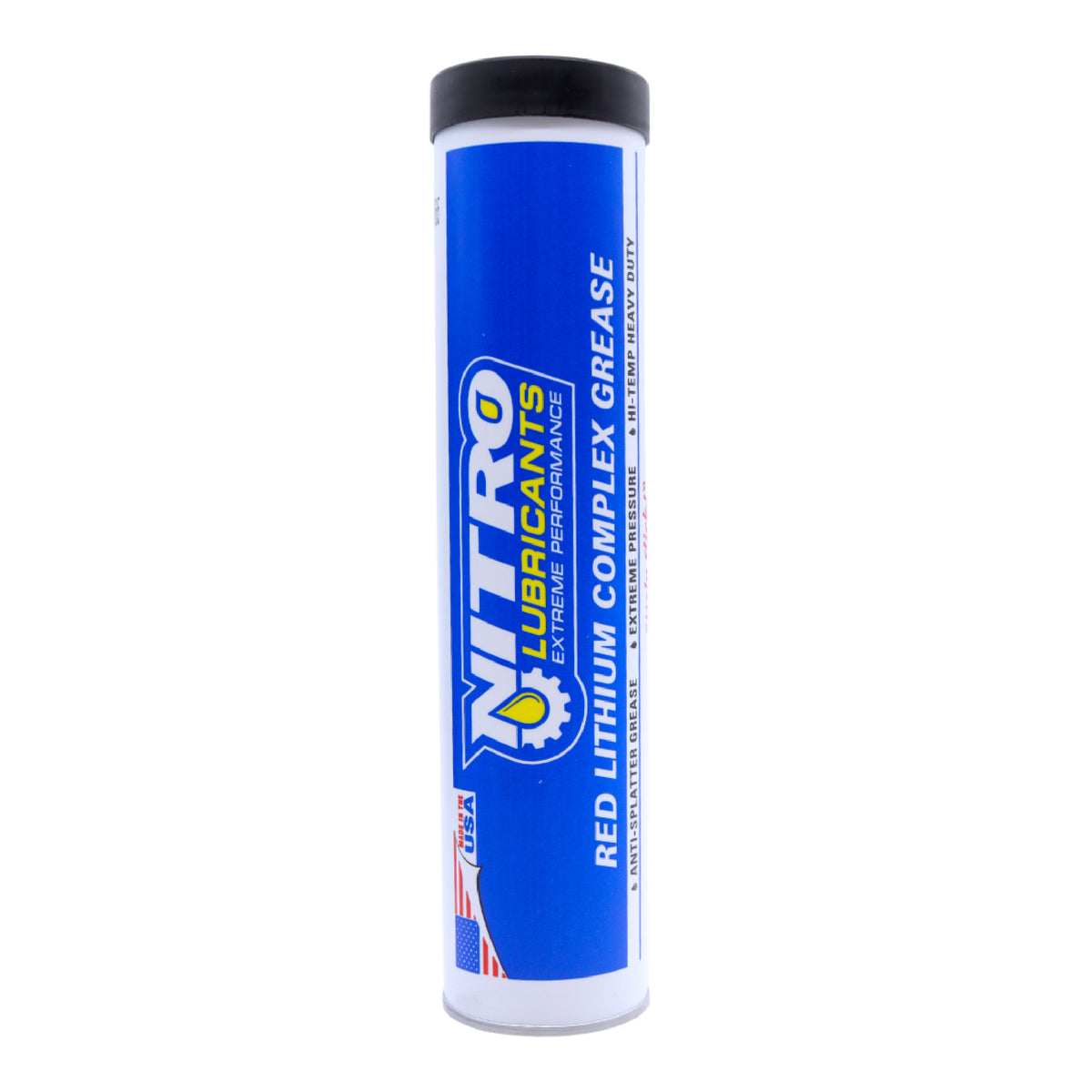 Nitro Lubricants Red Lithium Complex Grease – 14oz Tube for Automotive, Racing, Marine & Off-Road Use – Heavy-Duty, Extreme-Pressure, Multi-Purpose Grease( NLGI #2)
